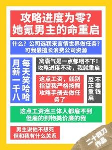 攻略進度為零?她氪男主的命重啓